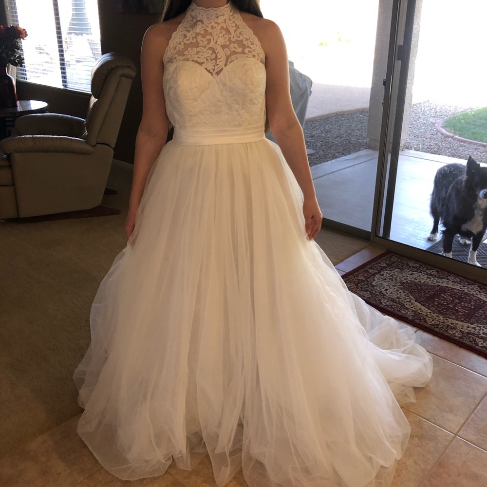 DaVinci wedding dress, size 10
